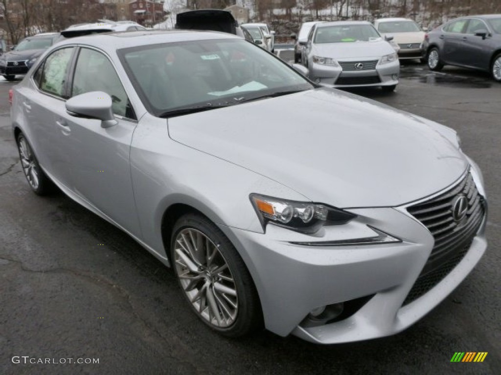 2014 IS 250 AWD - Silver Lining Metallic / Light Gray photo #6