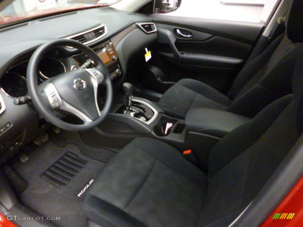 Charcoal Interior 2014 Nissan Rogue SV AWD Photo #89885422