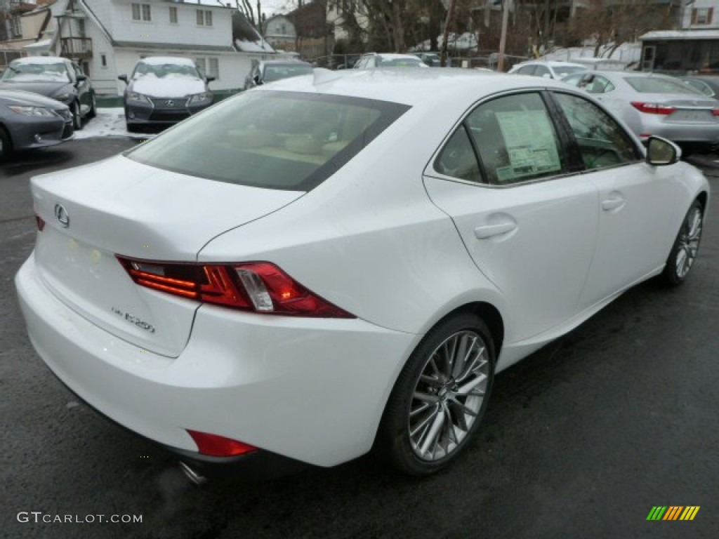 2014 IS 250 AWD - Starfire Pearl / Parchment photo #4