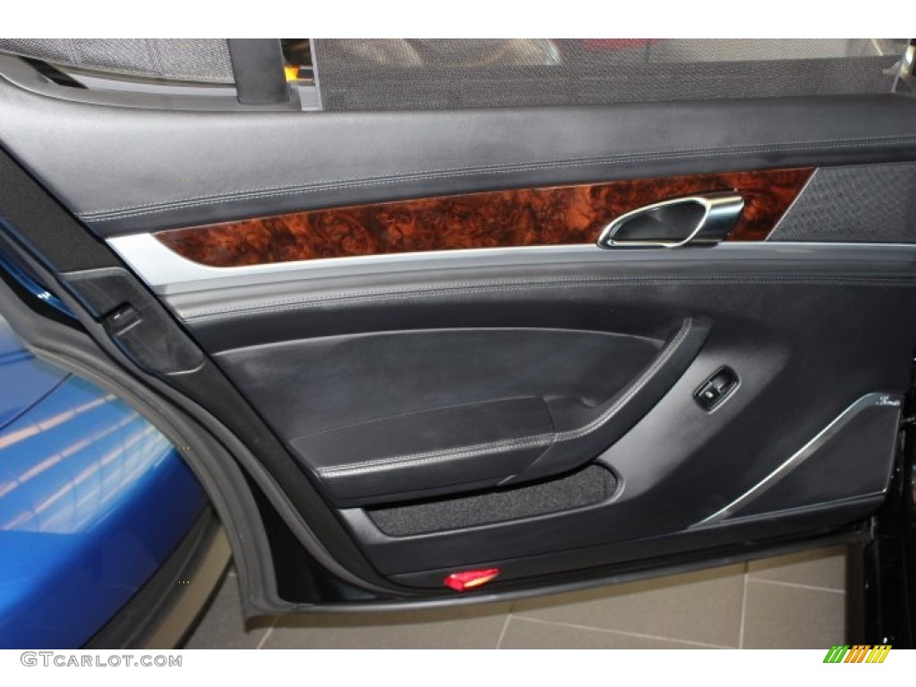 2014 Porsche Panamera Turbo Executive Black Door Panel Photo #89885734