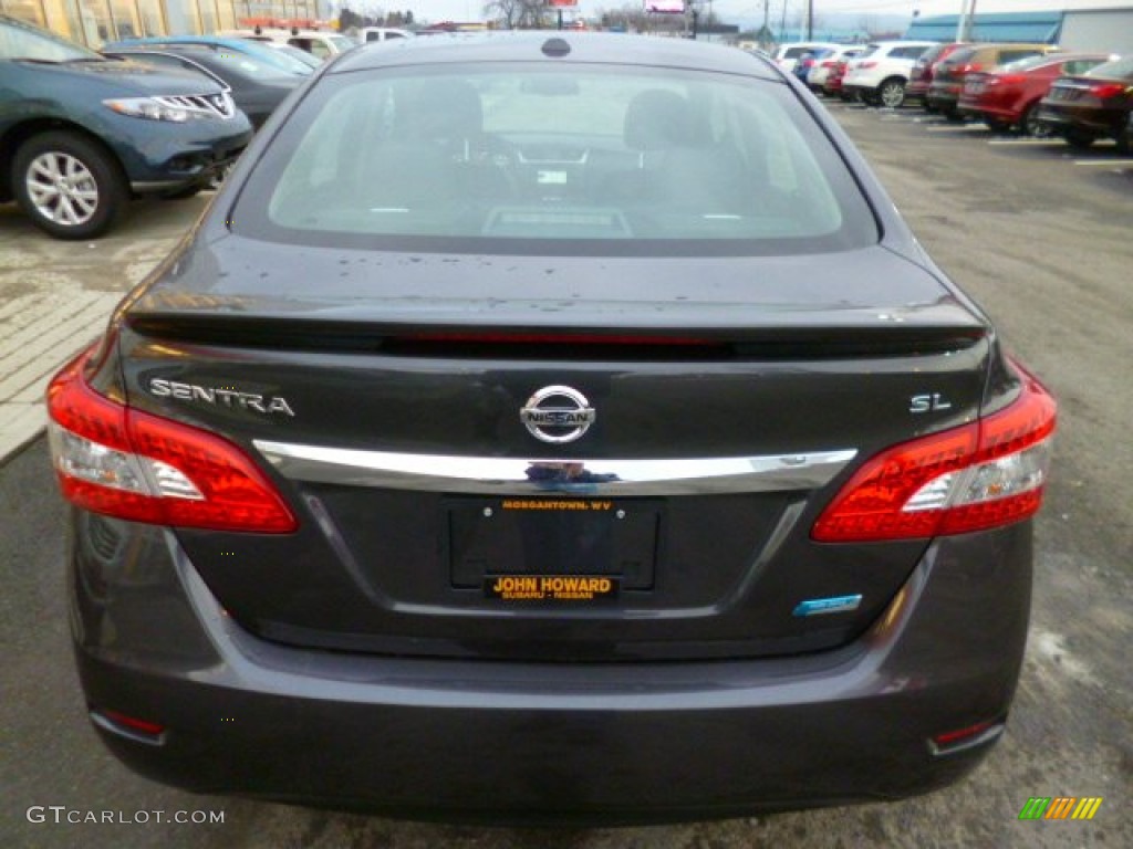 2014 Sentra SL - Amethyst Gray / Charcoal photo #12