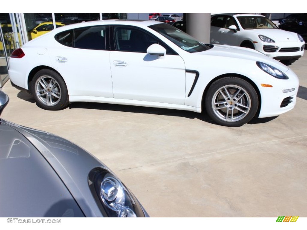 White 2014 Porsche Panamera Standard Panamera Model Exterior Photo #89886361