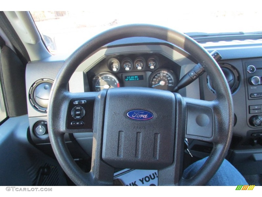 2012 F250 Super Duty XL SuperCab - Oxford White / Steel photo #19