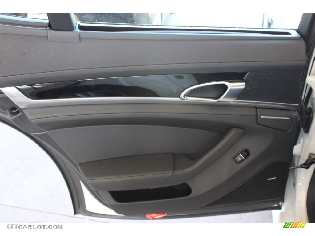 2014 Porsche Panamera Standard Panamera Model Black Door Panel Photo #89886761