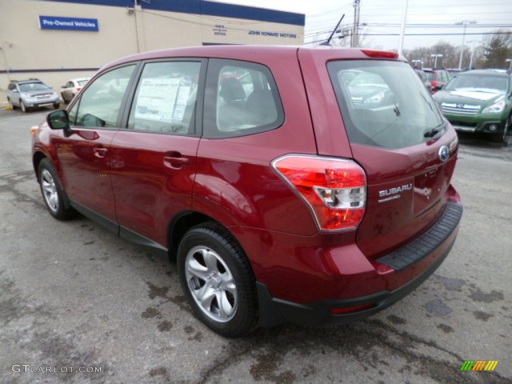 2014 Forester 2.5i - Venetian Red Pearl / Platinum photo #5