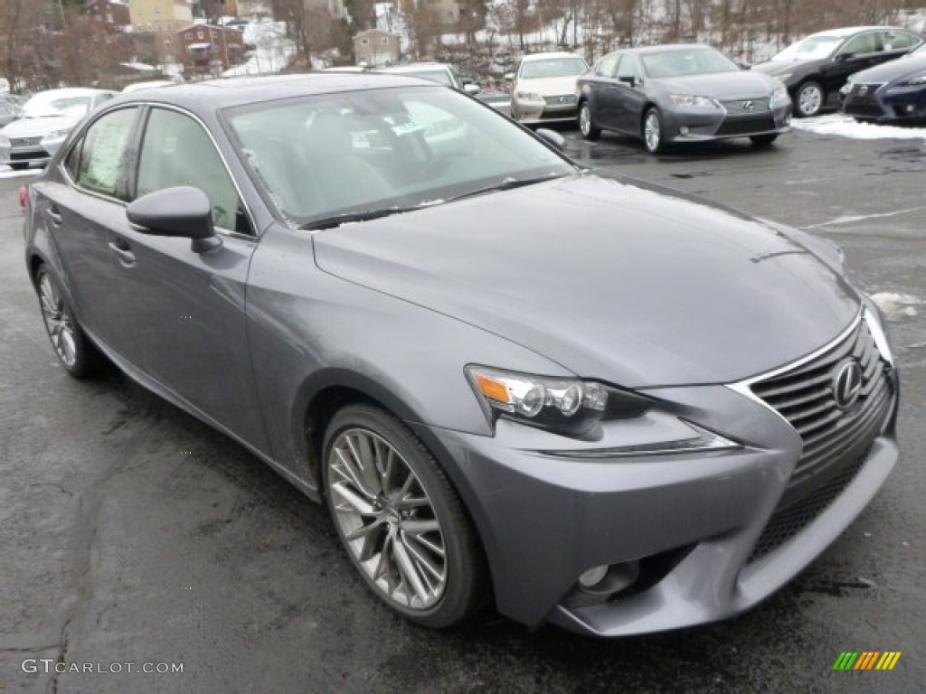 2014 IS 250 AWD - Nebula Gray Pearl / Light Gray photo #6