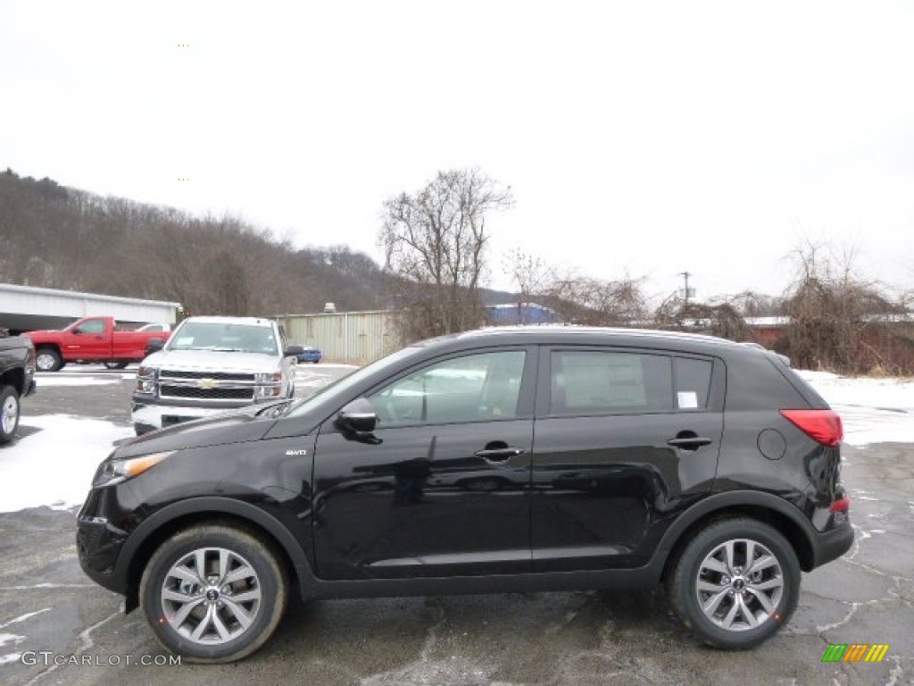 Black Cherry 2014 Kia Sportage LX AWD Exterior Photo #89888821