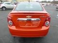 2013 Inferno Orange Metallic Chevrolet Sonic LT Sedan  photo #4