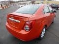 2013 Inferno Orange Metallic Chevrolet Sonic LT Sedan  photo #5