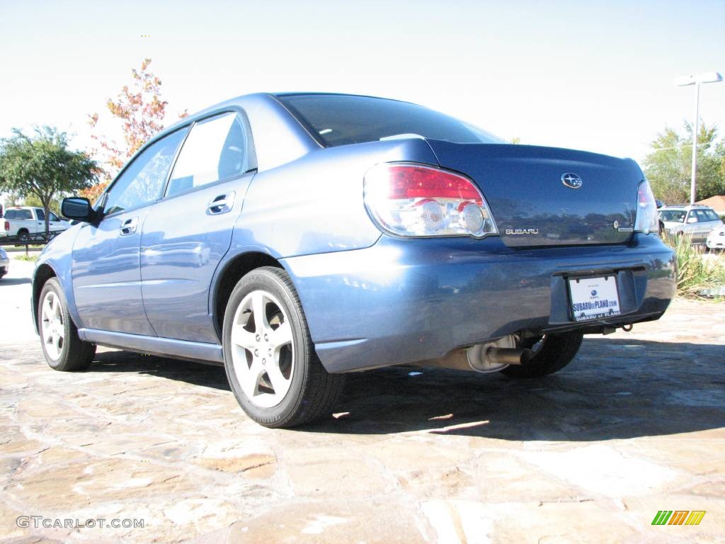 2007 Impreza 2.5i Sedan - Newport Blue Pearl / Anthracite Black photo #5