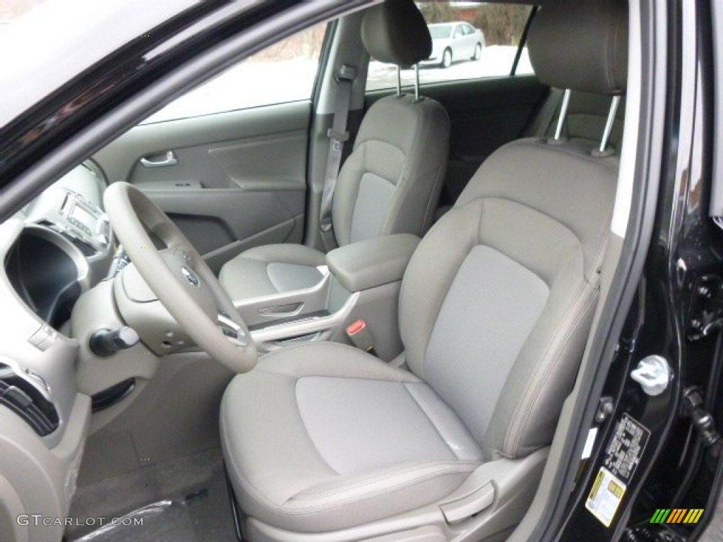 Alpine Gray Interior 2014 Kia Sportage LX AWD Photo #89888938