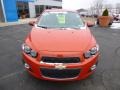 2013 Inferno Orange Metallic Chevrolet Sonic LT Sedan  photo #8