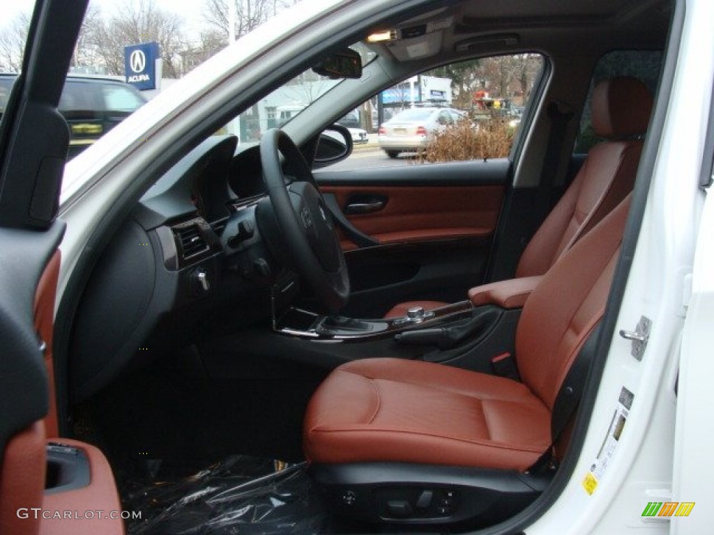 2011 3 Series 335i xDrive Sedan - Alpine White / Chestnut Brown Dakota Leather photo #11