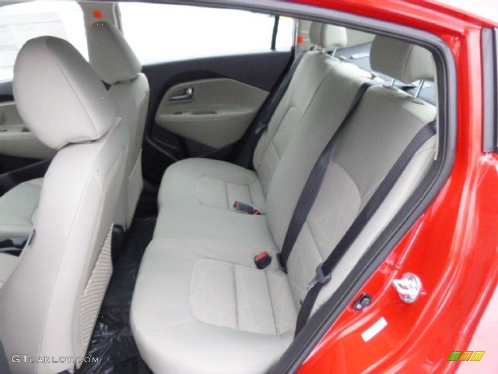 2014 Kia Rio LX Rear Seat Photo #89889475