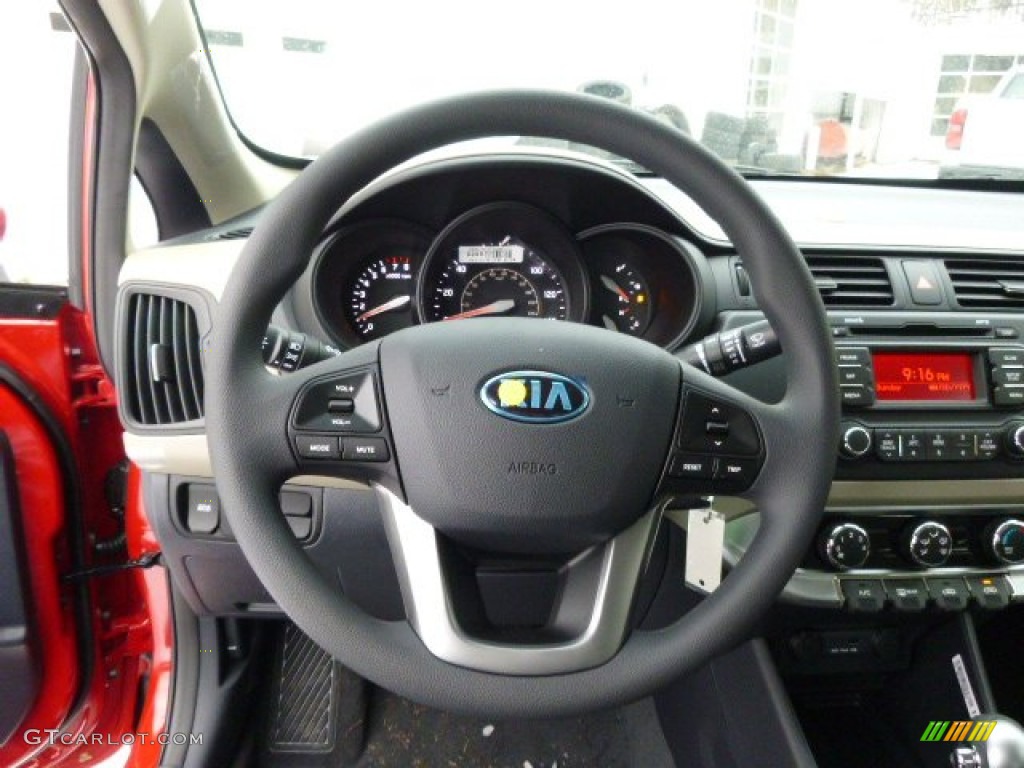 2014 Kia Rio LX Steering Wheel Photos