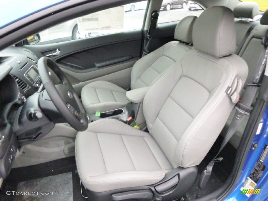 Gray Interior 2014 Kia Forte Koup EX Photo #89889916