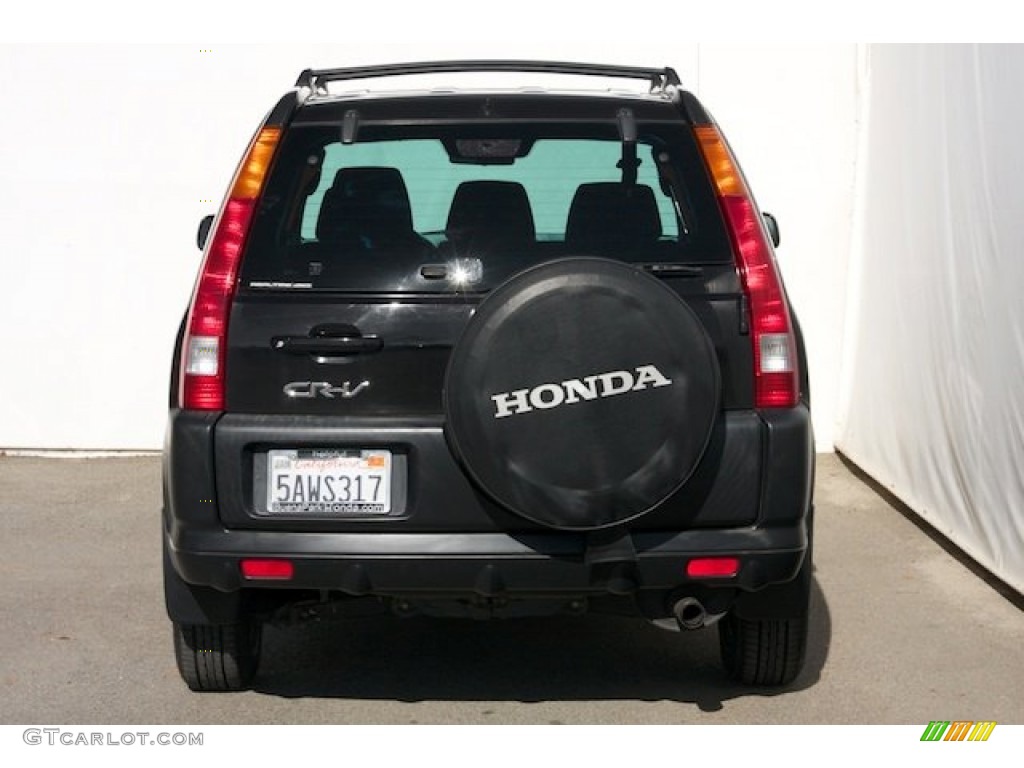 2003 CR-V EX 4WD - Nighthawk Black Pearl / Black photo #10