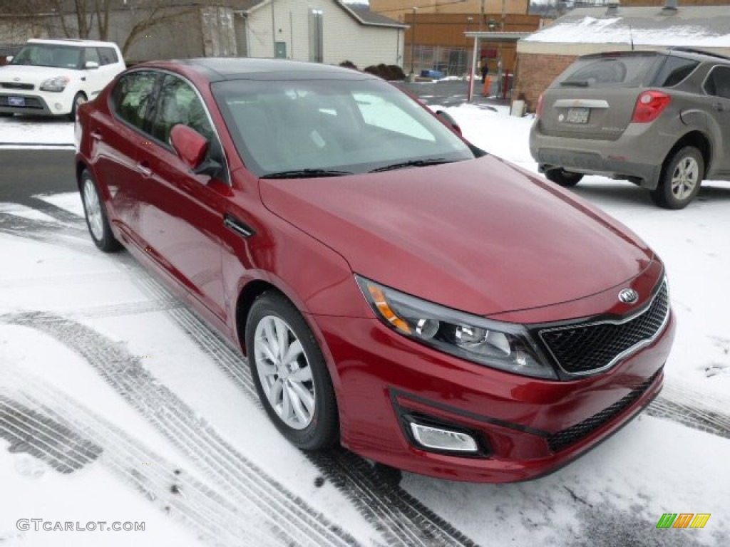 Remington Red 2014 Kia Optima EX Exterior Photo #89890213