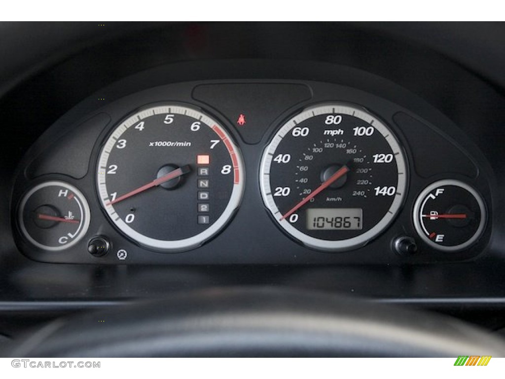 2003 CR-V EX 4WD - Nighthawk Black Pearl / Black photo #24