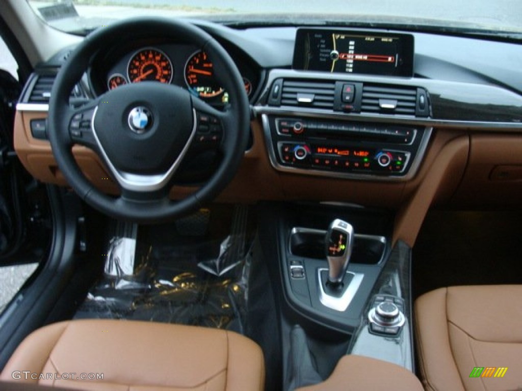 2013 3 Series 328i xDrive Sedan - Jet Black / Saddle Brown photo #13