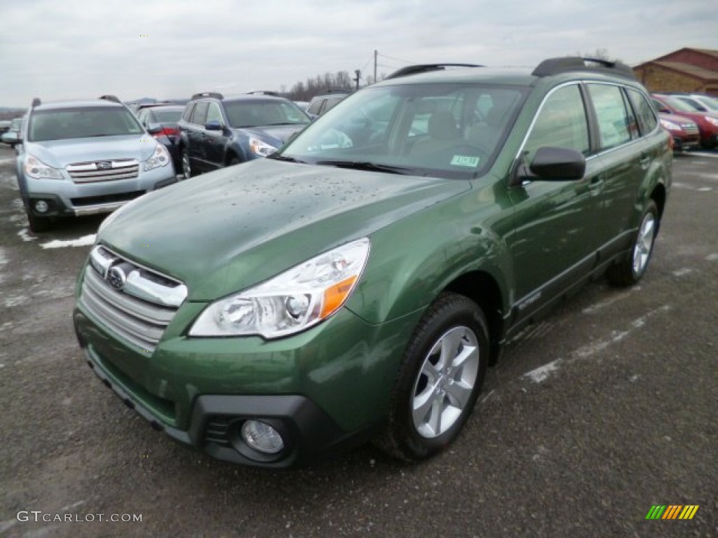 Cypress Green Pearl 2014 Subaru Outback 2.5i Premium Exterior Photo #89891557