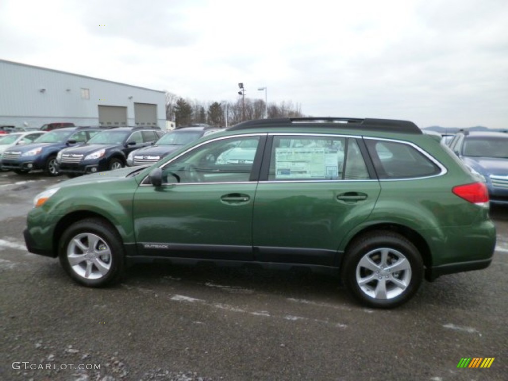 Cypress Green Pearl 2014 Subaru Outback 2.5i Premium Exterior Photo #89891578
