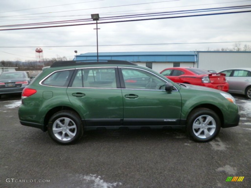 Cypress Green Pearl 2014 Subaru Outback 2.5i Premium Exterior Photo #89891668