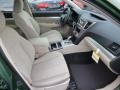 Ivory 2014 Subaru Outback 2.5i Premium Interior Color