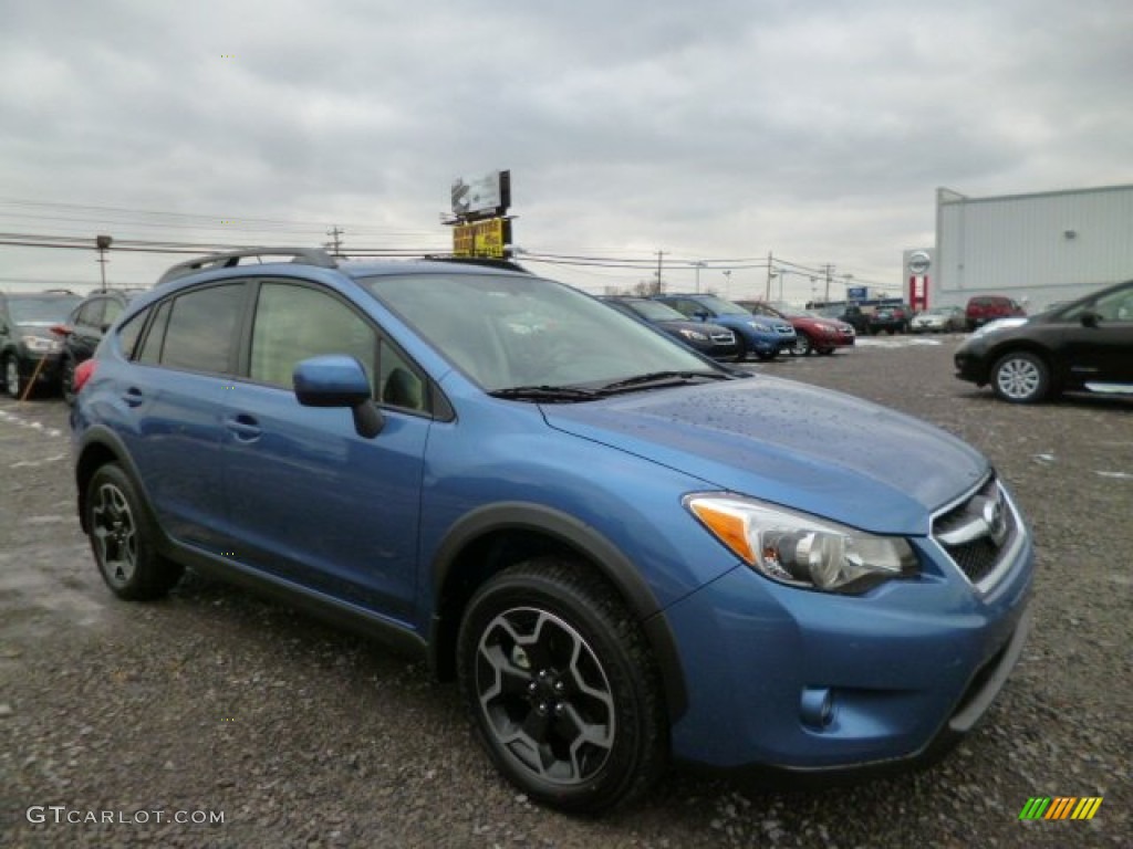 2014 XV Crosstrek 2.0i Limited - Quartz Blue Pearl / Ivory photo #1