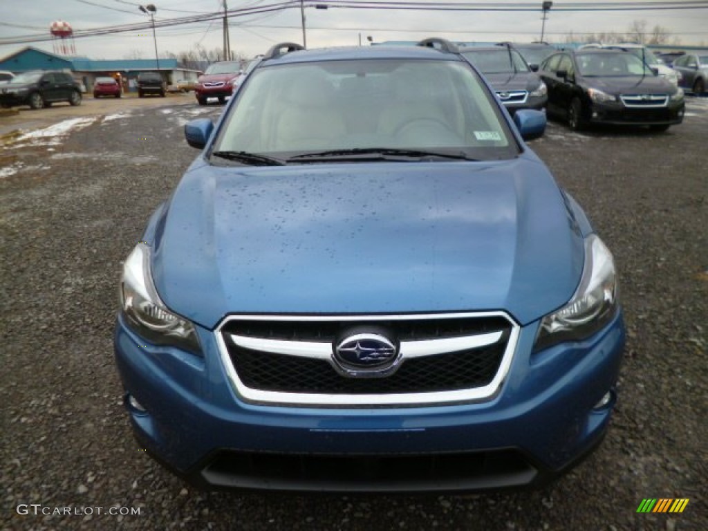 2014 XV Crosstrek 2.0i Limited - Quartz Blue Pearl / Ivory photo #2