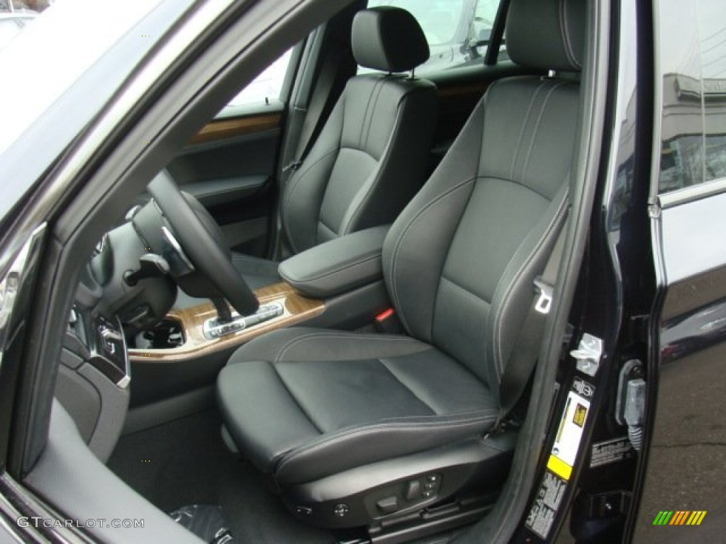 Black Interior 2014 BMW X3 xDrive35i Photo #89892004