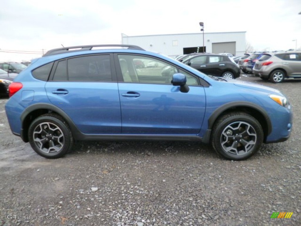 2014 XV Crosstrek 2.0i Limited - Quartz Blue Pearl / Ivory photo #8