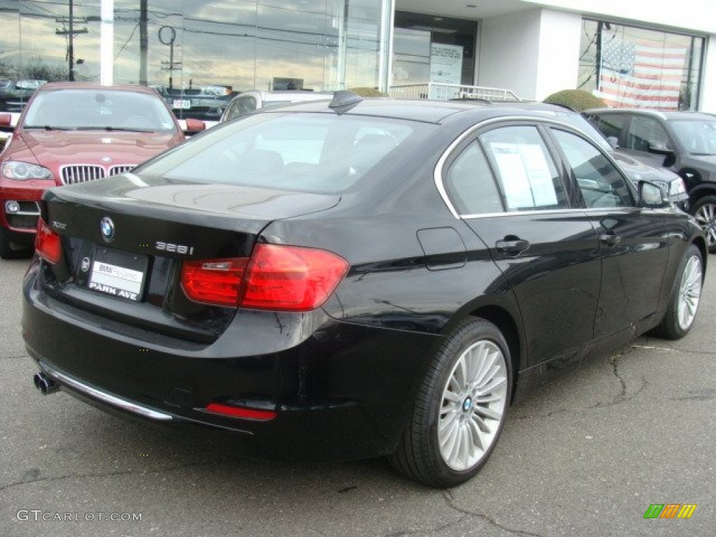 2013 3 Series 328i xDrive Sedan - Jet Black / Black photo #3