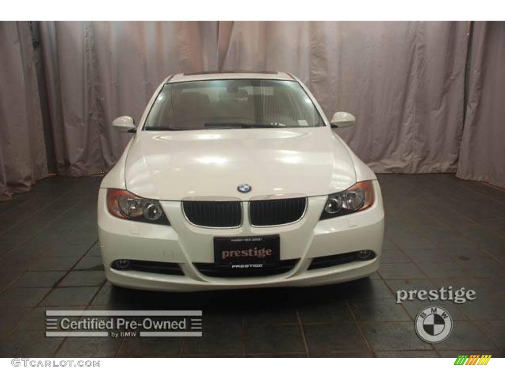 2006 3 Series 325xi Sedan - Alpine White / Black photo #6