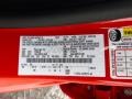 PQ: Race Red 2013 Ford Fiesta SE Hatchback Color Code