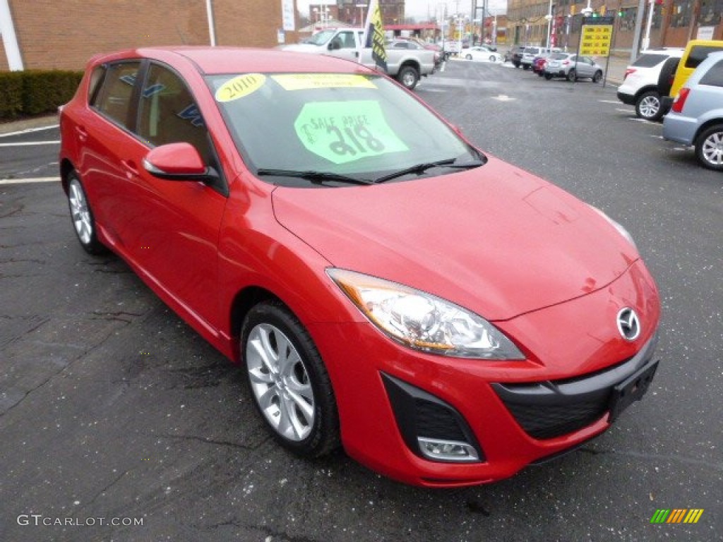 Velocity Red Mica 2010 Mazda MAZDA3 s Sport 5 Door Exterior Photo #89893438