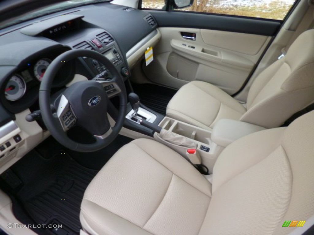 Ivory Interior 2014 Subaru Impreza 2.0i Sport Premium 5 Door Photo #89893643