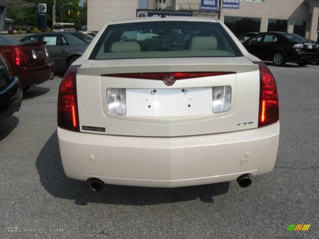 2006 CTS Sport Sedan - White Diamond / Cashmere photo #6