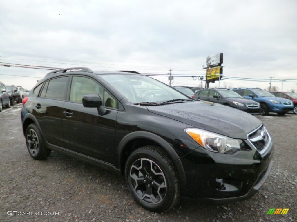 2014 XV Crosstrek 2.0i Premium - Crystal Black Silica / Ivory photo #1