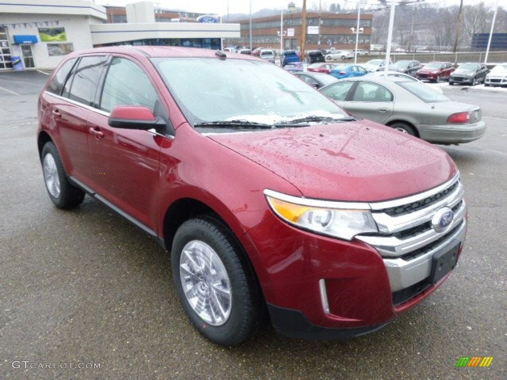 2014 Edge Limited AWD - Ruby Red / Charcoal Black photo #2