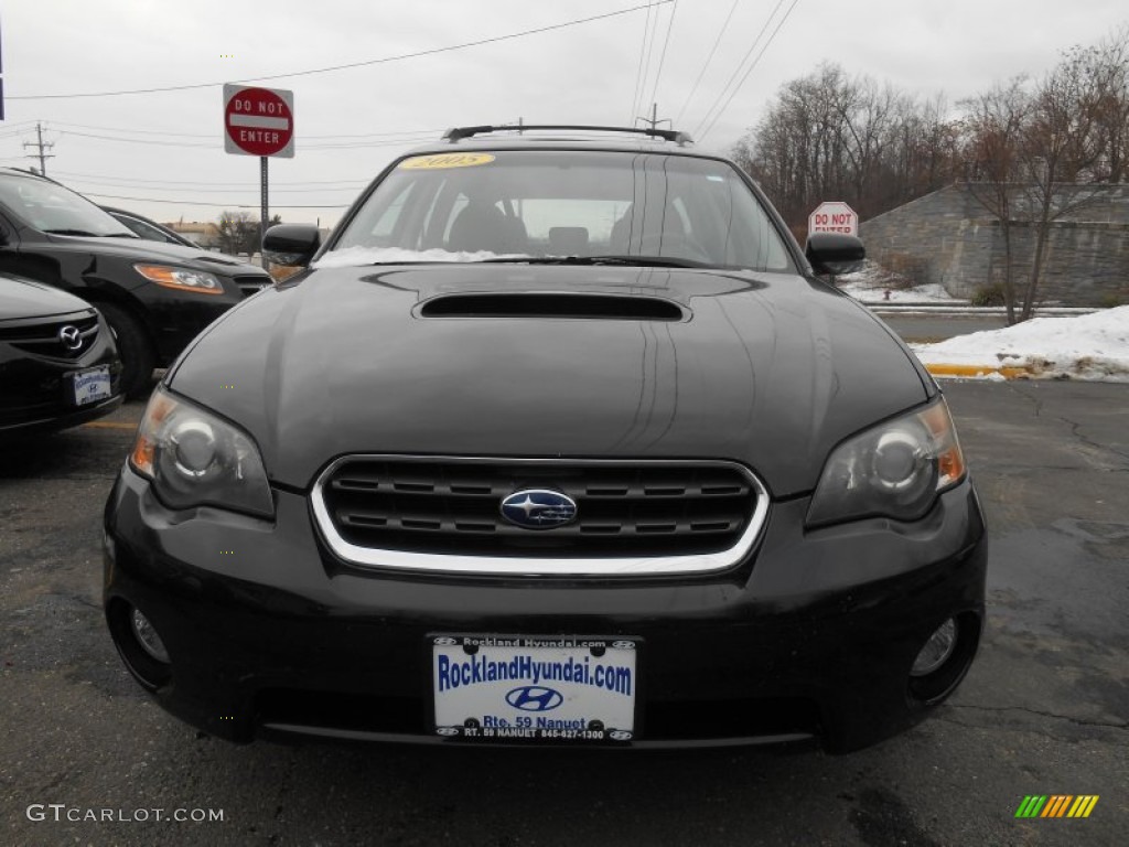 2005 Outback 2.5XT Limited Wagon - Obsidian Black Pearl / Taupe photo #2