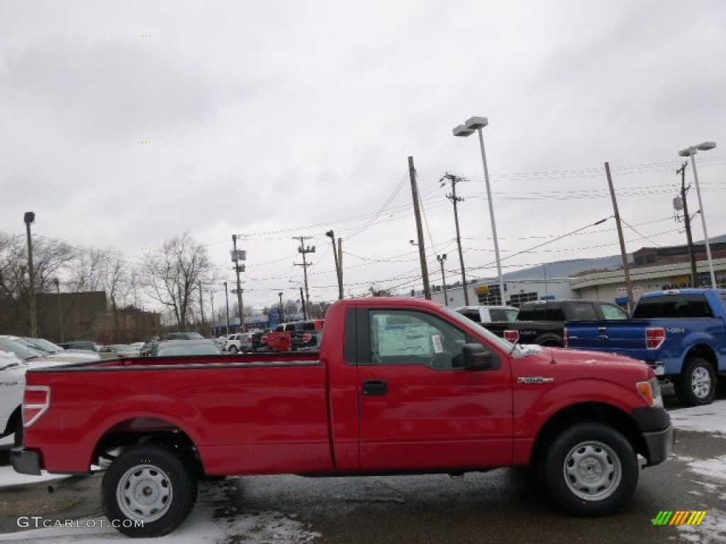 Vermillion Red Ford F150