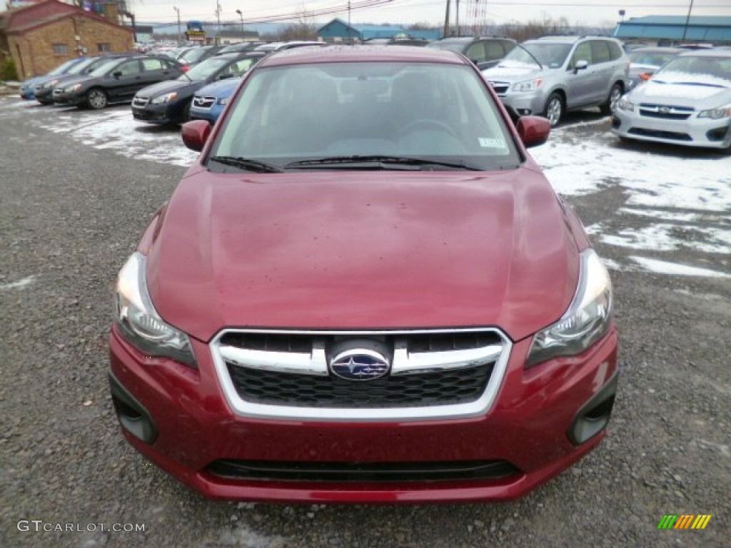 Venetian Red Pearl 2014 Subaru Impreza 2.0i Premium 4 Door Exterior Photo #89896426
