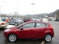 2014 Ruby Red Ford Fiesta Titanium Hatchback  photo #5