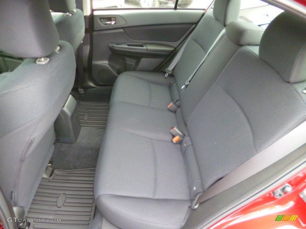 Black Interior 2014 Subaru Impreza 2.0i Premium 4 Door Photo #89896661