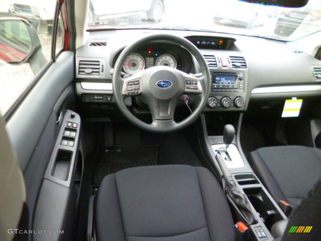 Black Interior 2014 Subaru Impreza 2.0i Premium 4 Door Photo #89896684