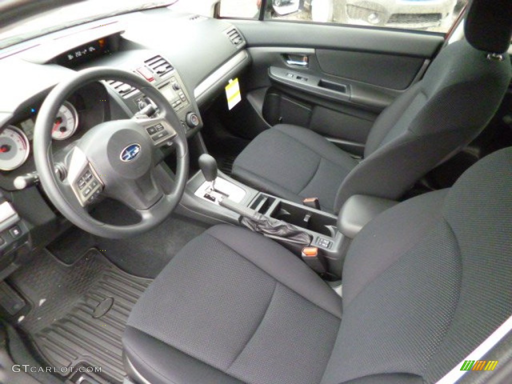 Black Interior 2014 Subaru Impreza 2.0i Premium 4 Door Photo #89896729