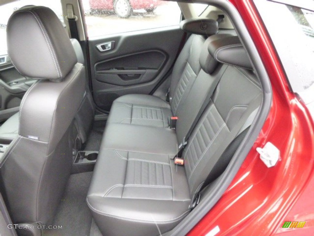 2014 Ford Fiesta Titanium Hatchback Rear Seat Photo #89896819