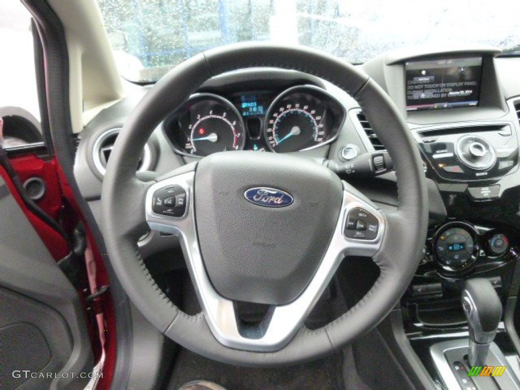 2014 Ford Fiesta Titanium Hatchback Steering Wheel Photos