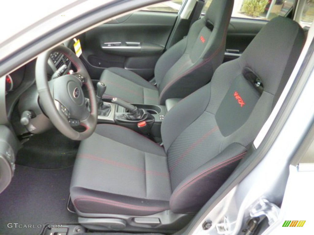Black Interior 2014 Subaru Impreza WRX Premium 4 Door Photo #89897149